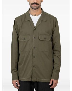 Universal Works Pocket-Detail Long-Sleeve Shirt - Green