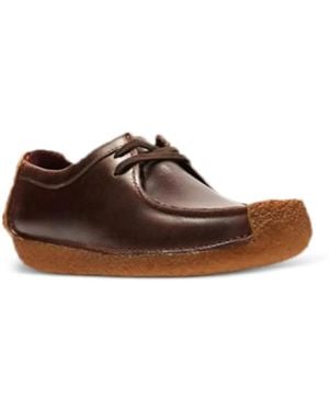 Clarks Natalie "chestnut Leather" デザートブーツ - ブラウン