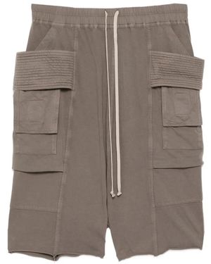 Rick Owens Creatch Cargo Shorts - Grey