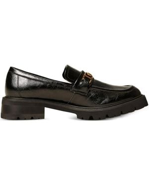 Twinset Oval-Clasp Loafers - Black