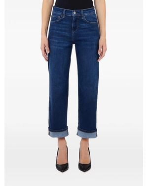 Liu Jo Turn-Up Cuff Jeans - Blue
