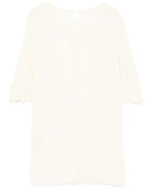 Lauren Manoogian Plissiertes Oberteil - Weiß