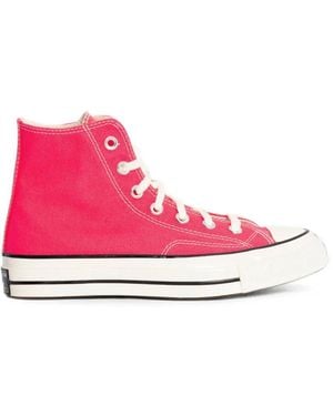 Converse Baskets Montantes Chuck 70 En Denim - Pink