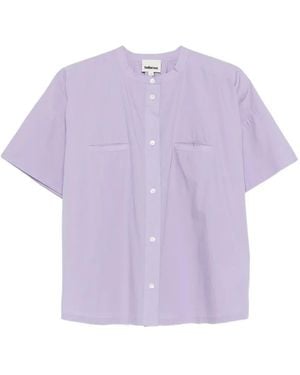Bellerose Cloe Chest-Pocket Shirt - Purple