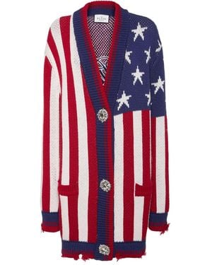Philipp Plein Vest Met Vlag Intarsia - Rood