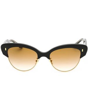 Cutler and Gross Lunettes De Soleil À Monture Papillon - Black