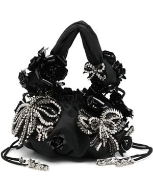 Biyan Embellished Tote Bag - Black