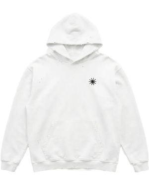 HTC Sudadera Sun Con Capucha Y Apliques - Blanco