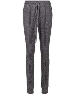 Twenty Maddux Logo-Embroidered Track Trousers - Grey