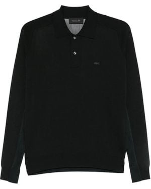 Lacoste Long-Sleeve Polo Shirt - Black