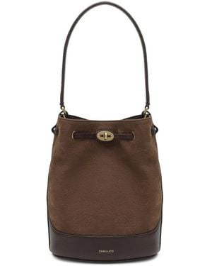 Zanellato Borsa A Secchiello Mondà - Marrone