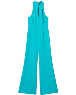 Twinset Cady Halterneck Jumpsuit - Blue