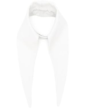 MITILIANE COUTURE Leather Tie - White