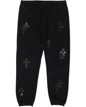Chrome Hearts Elasticated-Waistband Track Trousers - Black