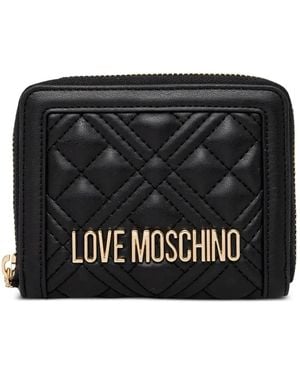 Love Moschino Portafoglio Con Stampa - Nero