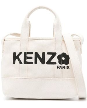 KENZO Borsa Tote Utility Piccola - Neutro