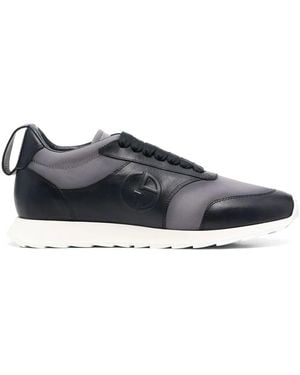 Giorgio Armani Zapatillas bajas a paneles - Azul
