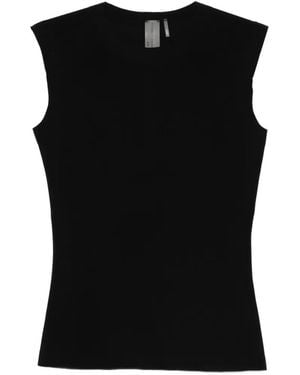 Norma Kamali Sleeveless Top - Black