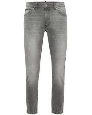 Philipp Plein Vaqueros Skinny Greatness - Gris