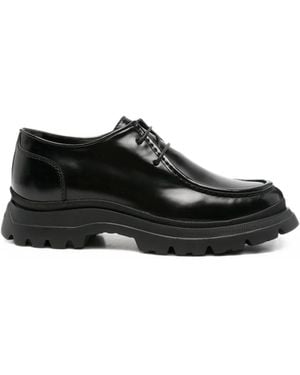 Hogan Chunky Leather Derby Shoes - Black
