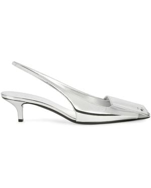 Courreges Slingback-Pumps 45Mm - Weiß