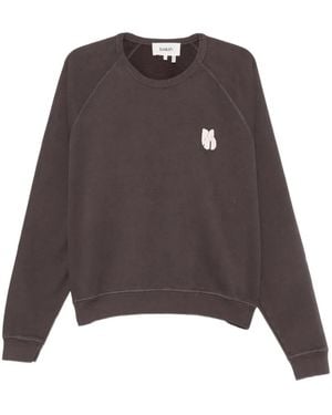Ba&sh Sudadera Con Logo Estampado - Marrón