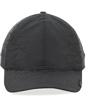 Paul & Shark Sharks-Print Baseball Cap - Grey