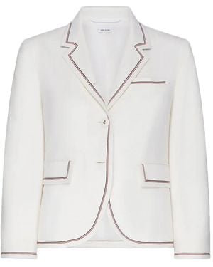 Thom Browne Cashmere Blazer - White