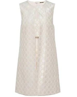 Alexis Asha Jacquard-Pattern Midi Dress - White