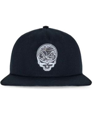 Malbon Golf Companion Logo-Embroidered Cap - Blue