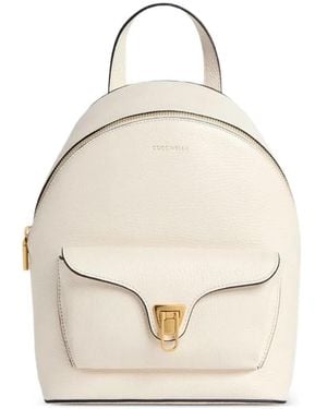Coccinelle Small Beat Generation Backpack - White