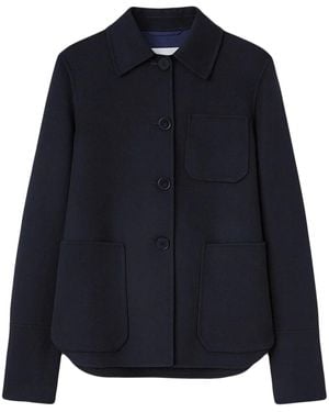 Jil Sander カシミア シャツジャケット - ブルー