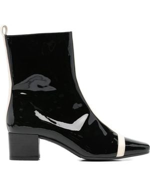 Carrel Patent Boots - Black