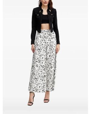 ARMANI EXCHANGE Asv Logo-Plaque Crop Top - Black