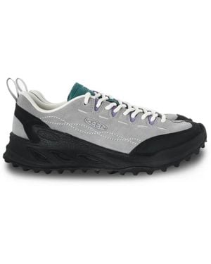 Keen Jasper Suede-Panelled Trainers - White