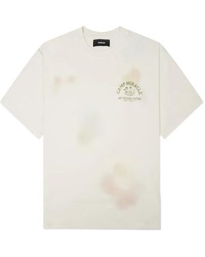 NAHMIAS T-Shirt Camp Miracle Con Stampa Grafica - Bianco