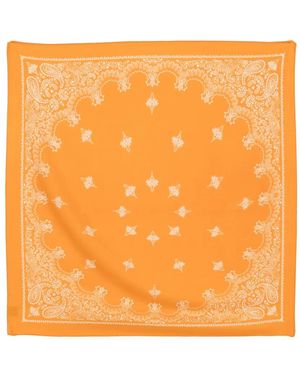 Destin Judy Paisley-Print Scarf - Orange