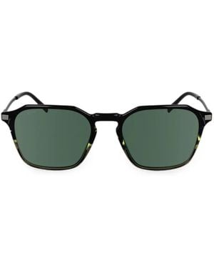 Zeiss Geometric-Frame Sunglasses - Green