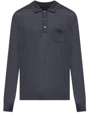 Lacoste Embroidered-Logo Polo Shirt - Blue