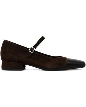 Vagabond Shoemakers Debbi Buckle-Strap Square-Toe Court Shoes - Black