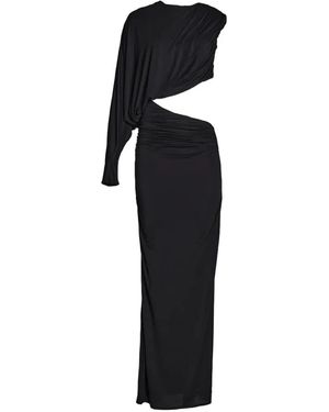 Axel 113 Amanda Draped Dress - Black