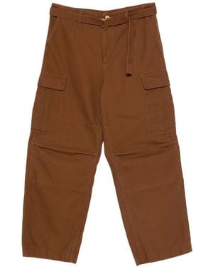 Sacai X Carhartt Wip Duck Cotton Trousers - Brown