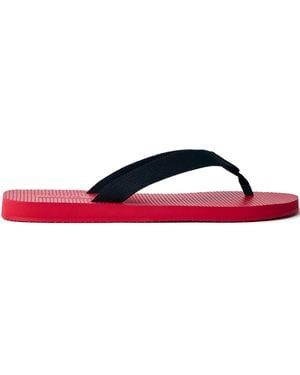 The Row Logo Slides - Black