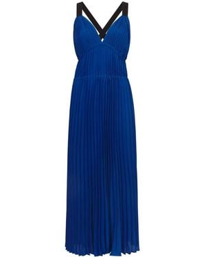 Proenza Schouler Broomstick プリーツ ドレス - ブルー
