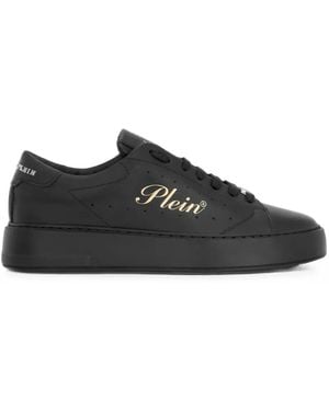Philipp Plein Low-Top Trainers Signature - Black