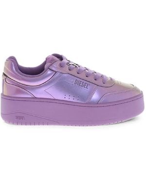 DIESEL S-Athene Bold Trainers - Purple