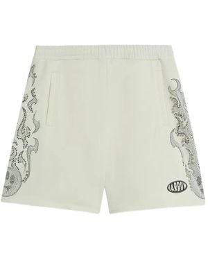 Barrow Shorts Con Logo - Bianco