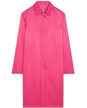 Dries Van Noten Button-Fastening Coat - Pink