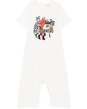 FARM Rio Mono Con Estampado Gráfico - Blanco