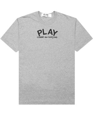 COMME DES GARÇONS PLAY Comme Des Garçons Play Cotton T-shirt - Grey